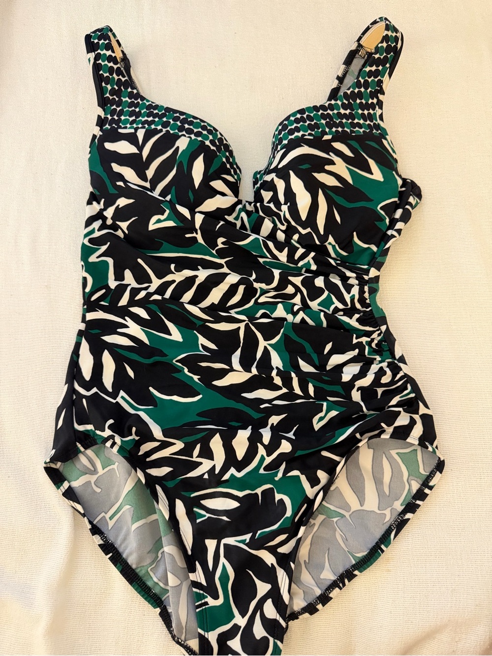 Miraclesuit Escape One Piece Palma Verde Tummy Control Swimsuit 12 NWOT - Picture 7 of 9